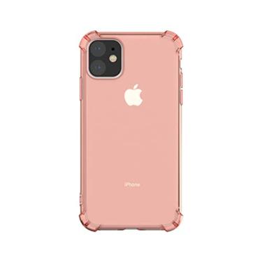 Imagem de Capa de telefone de silicone cor fashion para iphone 12 11 pro max x xr xs max 7 8 plus se 2020 12 mini, ouro rosa, para iphone12 pro max