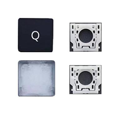 Imagem de A tampa e as dobradiças individuais de substituição da chave Q são aplicáveis ao teclado Surface Pro 4/5/6/7 (preto) para substituir a tampa e a dobradiça Q Key