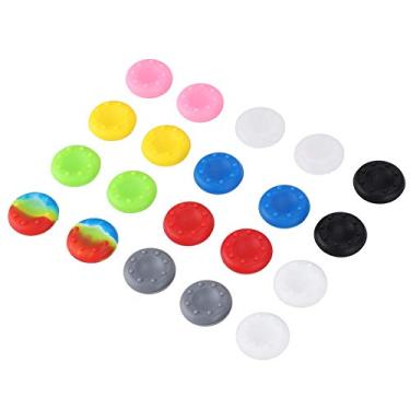 Imagem de Ps4 Games Thumb Grips Ps4 Silicone 20 Pcs Controller Acessórios Joystick Antiskid Cap Case Para Ps2 Ps3 Xbox One 360