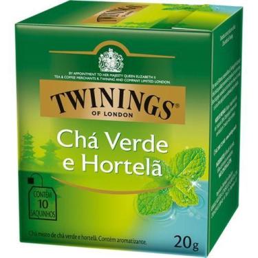 Imagem de 10 X Chá Misto De Chá Verde E Hortela 20G 100 Sachês Twinings - Arroji