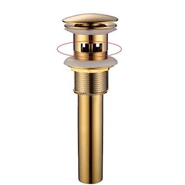 Imagem de Torneira para lavatório, fria, quente, para banheiro, torneira misturadora, cromada, para pia, torneira dourada montada no convés, G