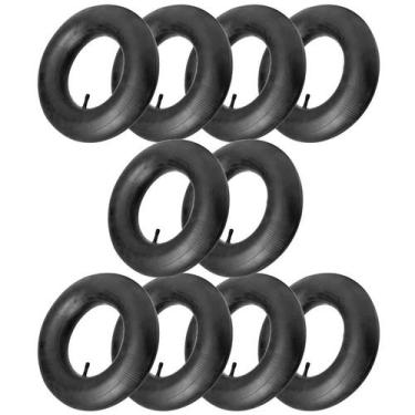 Imagem de 10 Câmaras De Ar P/ Carrinho De Mao E Carriola 3.50 X 8 Tr13 - VULCAN