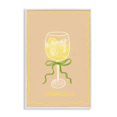 Imagem de Stupell Industries Limoncello com fita branca emoldurada Giclee Art Design por Florentina Dolci, 40 x 61 cm