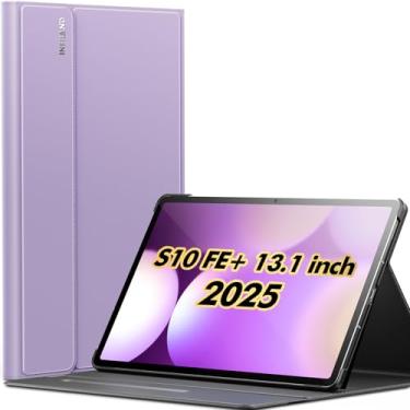 Imagem de INFILAND Capa Para Samsung Galaxy Tab S10 Fe Plus 5G, Ultrafina Com Suporte Multiangular E S Pen Fe+ 13,1" (Sm-X620/Sm-X626B) 2025 Tablet [Ativação/Respiro Automático] (Lavanda)