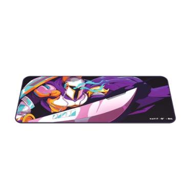 Imagem de Havit Mouse Pad Grande 70 X 30 Cm Gamer, Hv-MP862 - VKS - PRETO E ROXO