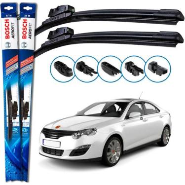 Imagem de Par Palheta Limpador Parabrisa MG 550 / MG 6 2010 2011 2012 2013 Bosch