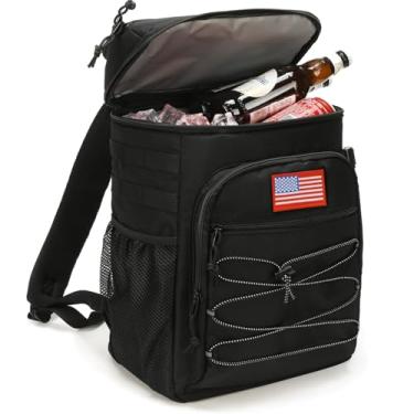 Imagem de Mochila tática Cooler, 25L Cooler Mochila Isolada à Prova de Vazamento, Mochila Grande para Almoço Resistente, Mochila Impermeável de Peito de Gelo para Homens Mulheres Adultos Trabalho Viagem de um