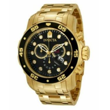 Imagem de Relógio Masculino Scuba Pro Diver 0072 á Prova d Água 48mm, Preto, 48m