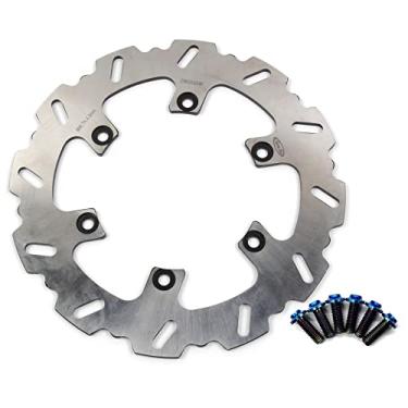 Imagem de Rotor de disco de freio traseiro Arashi com parafusos de montagem para Yamaha FZS FAZER 1000 2001-2005, BT1100 BULLDOG 02-06, XJR1200 95-97, XJR1300 98-17, XJR1300 RACER 16 -17, MTT 01 05-11, Peças de
