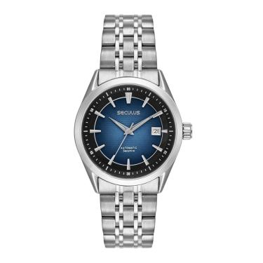 Imagem de Relógio Seculus Masculino Ref: 77349g0svna2 Automático Prateado
