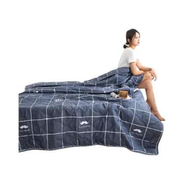 Imagem de Cobertor para sofá cobertor de inverno king size casa quente xadrez co