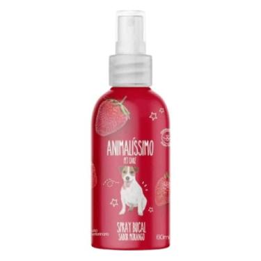 Imagem de Spray Bucal para Mal Hálito e Anti Tártaro sabor Morango em 60ml - ANI