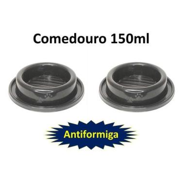 Imagem de 2un Comedouro Bebedouro Gatos e Cães Filhotes Antiformiga - Produto Na