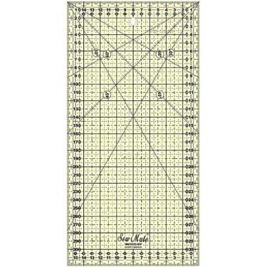 Imagem de Régua para Patchwork Antiderrapante Sew Mate - 15 x 30cm
