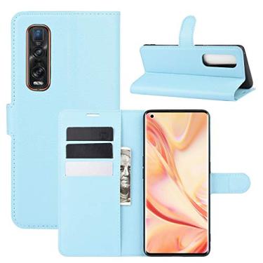 Imagem de Mobile phone accessories Para FOR OPPO Find X2 Pro Litchi Texture Caixa Protetora Horizontal Flip com Suporte e Slots de Cartão e Carteira phone case