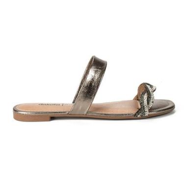 Imagem de Chinelo Dakota Feminino Strass Prata