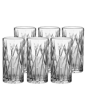 Imagem de Jogo de 6 copos altos Forest em cristal ecológico 350ml A15cm