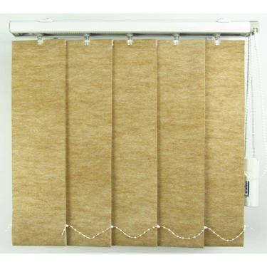 Imagem de Persiana Vertical Em Tecido Crisdan Largura 2,00 X 2,20 Altura Bege Mescla