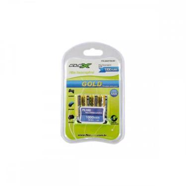 Imagem de Pilha Flex Recarreg,Aaa C/4 - Flex Xcell