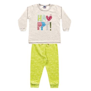 Imagem de Conjunto Moletom Bebê Menina Happy Every Day