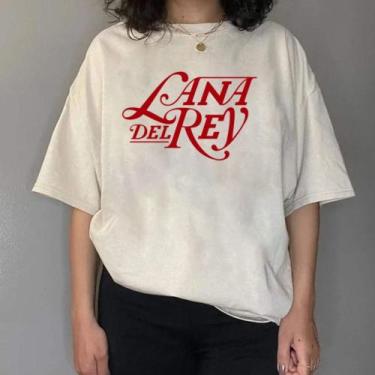 Imagem de Camiseta Camisa Básica  Algodão Lana Del Rey - loja dinka, G