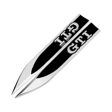 Imagem de Conjunto De Adesivos De Emblema 3D GTI VW Golf MK2-MK8 Aprimora Seu Es