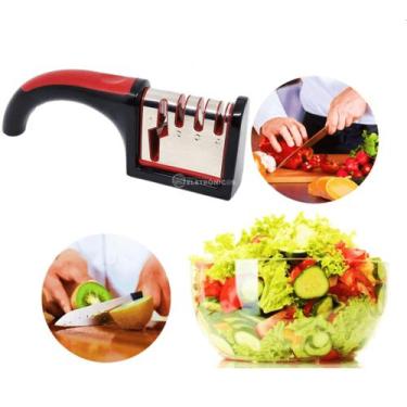 Imagem de Amolador Afiador De Facas Tesoura 4 Opções De Afiar Alta Qualidade LG2