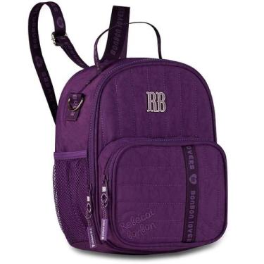 Imagem de Lancheira Bolsa Transversal Térmica Rebecca Bonbon - Lilás