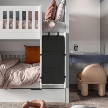 Imagem de KHZSPP Capa de escada de beliche 78,7 x 36,8 cm protetor de escada de cama universal 600D Oxford pano capa de escada de cama impermeável capa de escada infantil armazenamento dobrável fácil de