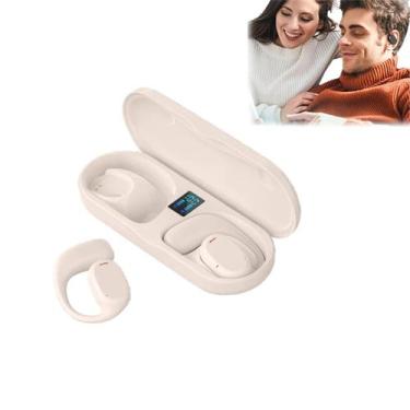 Imagem de Fones de ouvido Bluetooth Ailsion Open Ear Wireless IPX3 com microfone