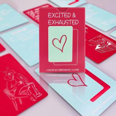 Imagem de Jogo de cartas animado ou esgotado para casais com 50 cartas - Marca P