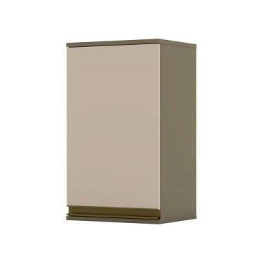 Imagem de Armário Aéreo 40 cm em MDF Connect 1 Porta C52 Henn, Duna/Cristal