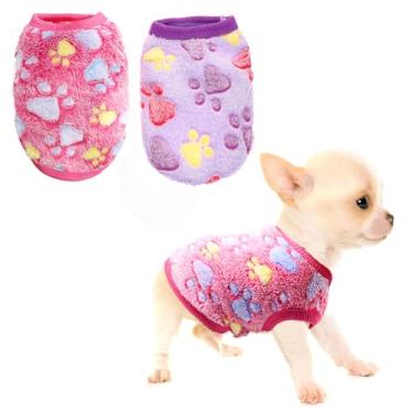 Imagem de Suéter de cachorro 2 peças PP Suéter de cachorro XXS suéter de cachorro Chihuahua suéter de cachorro pequeno suéter quente de inverno para meninos meninas roupas de cachorro pequeno suéter de Natal