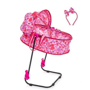 Imagem de Berço De Boneca Veneza 2 Em 1 Vira Bebê Conforto Reborn Com Tiara - Br