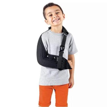 Imagem de Tipoia Estofada Imobilizadora Velpeau Infantil Preto - Hidrolight, P