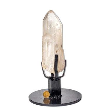Imagem de Ponta Quartzo Cristal Catedral Bruto Natural 20cm 956g Base - Cristais
