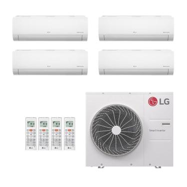 Imagem de Ar-Condicionado Multi Split Inverter LG 48.000 (3x Evap HW 9.000 + 1x Evap HW 24.000) Só Frio 220V