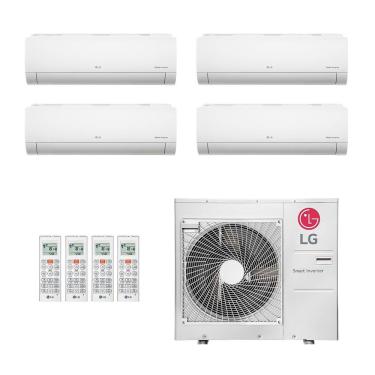 Imagem de Ar-Condicionado Multi Split Inverter LG 48.000 (3x Evap HW 9.000 + 1x Evap HW 24.000) Quente/Frio 220V	
