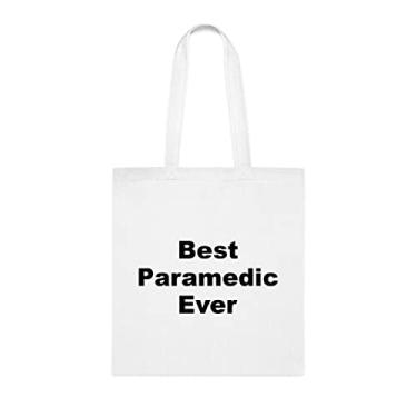 Imagem de Sacola Paramédica, Best Paramedic Ever Bag, Presente Paramédico, Presente para Paramédico, Bolsa de Ombro Paramédico, Bolsas Reutilizáveis Paramédico, Ideia de Presente para Cesta