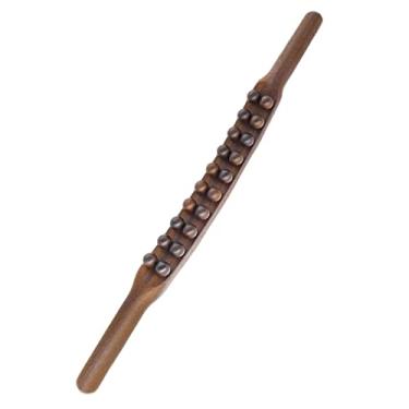 Imagem de Menolana Ferramenta de raspagem de madeira ferramenta de drenagem linfática para aliviar os músculos doloridos, varinha anticelulite relaxante para pernas cintura, carbonização