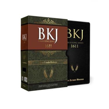 Imagem de Biblia King James 1611 Com Estudo Holman - Preta -