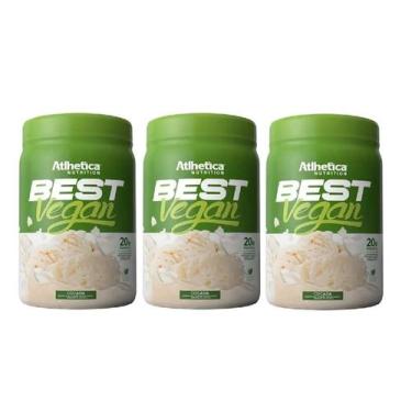 Imagem de Kit 3X Best Vegan Cocada 500G Atlhetica Nutrition