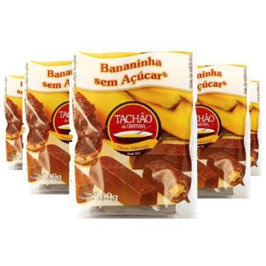 Imagem de Bananinha Sem Acúcar Tachão De Ubatuba 200G - 5 Unidades