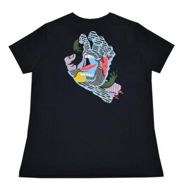 Imagem de Camiseta Santa Cruz Feminina Strange Hand Preto - Santa Cruz Skateboar