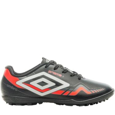 Imagem de Chuteira Infantil Juvenil Menino Futebol Society Grama Sintética Umbro Prisma Jr