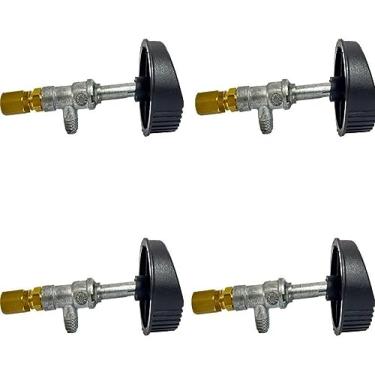 Imagem de Registro Chapa De Lanche Com Injetor + Botão Kit 4 Pçs