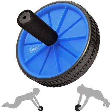 Imagem de Rodinha Roda para Abdominal Exercicios Treino Azul