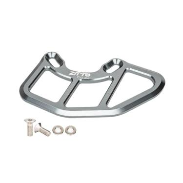 Imagem de Dynwave Bicicleta bash guard protetor de corrente de bicicleta ferramentas estabilizador de corrente de bicicleta protege correntes de bicicleta para ao ar, estilo D