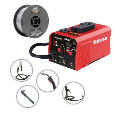 Imagem de Inversora Solda Tekna-Migmma Tw120I Profission + Arame 220V