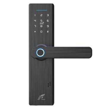 Imagem de Fechadura Inteligente WIFI, Biometria Digital, NFC, Senha Aleatoria SA-FD01 JWCOM SMART